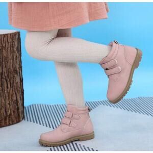TZJS Kids Hiking Boots for Girls Waterproof Outdoor with Hook & Loop Size 6